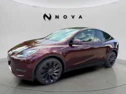 Tesla Model Y Long Range • Dual Motor AWD 75 kWh Pano Red Cherry 96% SOH