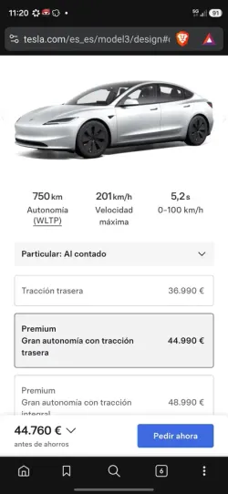 Tesla Model 3 Model 3 Standard Range Premium RWD Premium