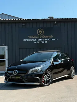 MERCEDES Classe A 45 AMG 2.0 i 16V Turbo 4MATIC 7G-DCT 360 cv,Boîte auto, 2E mains, première mise en circulation le 24/06/2014. 103 000 km suivie complet Mercedes