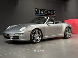 PORSCHE 911 997 CARRERA 4S - Argent GT - Cabriolet 3.8i 355 - Tiptronic - Pack Chrono - Bose - Garantie 6 mois