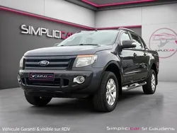 FORD Ranger 3.2 TDCi 200ch Double Cabine Wildtrak 4x4 BVA Sieges electriques et chauffants Camera de recul Attelage Garantie 12 mois