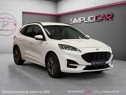 FORD KUGA III 2.5 FLEXIFUEL 190 FHEV ST LINE ECVT / Sieges AV - ARR + Volant Chauffant / CarPlay / Caméra