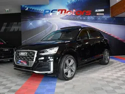 Audi Q2 S-Line Ambition Luxe 35 TFSI 150 BVM6 GPS Virtual TO Caméra Cuir Attelage Hayon Régulateur JA 18