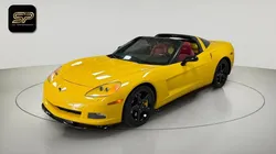 CHEVROLET CORVETTE C6 LS3 Targa 6.2 V8 436 ch * JAUNE / CUIR ROUGE * HUD * 34 880