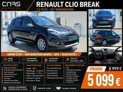 Renault clio break 1.2 75cv 20th anniversaire garantie 6mois