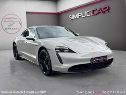 PORSCHE TAYCAN 4S BATTERIE PERFORMANCE PLUS 5PL 93.4 KWH 571Ch Porsche approved Gris Craie Phare LED matrix Caméra 360°