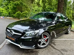 MERCEDES-BENZ CLASSE C COUPE 220D 170ch FASCINATION PACK AMG- BVA-TOIT OUVRANT-SELLERIE CUIR - GARANTIE