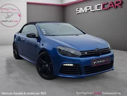 VOLKSWAGEN GOLF VI CABRIOLET 2.0 TSI 265 R DSG6 Suivi Vw Pack Black Caméra AR Radars AV AR Garantie 12 Mois