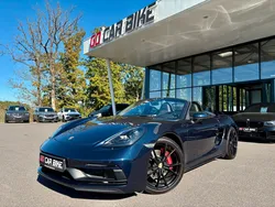 Porsche 718 Boxster GTS 366ch Suivi Porsche Garantie 12 mois chez Porsche Bose PASM PDLS Echappement Sport Pack sport chrono 929/mois