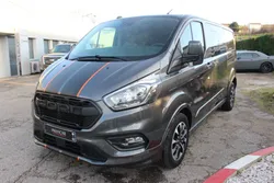 Ford Transit Custom CA Sport 320 L2H1 2.0L 185ch Différentiel / Système audio / Vitres entrebaillantes / Caméra de recul / Détecteurs AV-AR / Gris Magnetic