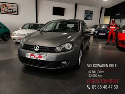 Volkswagen GOLF VI 1.6 TDI 105CH BLUEMOTION CONFORTLINE 5P