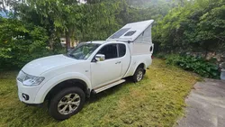 Mitsubshi l200 180cv avec cellule camping car