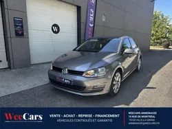 Volkswagen golf 1.4 tsi 125 bluemotion carat dsg bva - gps/radars av/ar/courroie faite/garantie 12 mois
