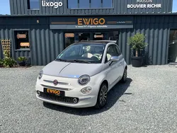 FIAT 500 CABRIOLET 0.9 TWINAIR 105CH 60EME ANNIVERSAIRE / AIDE AU STATIONEMENT / BLUETOOTH / GPs