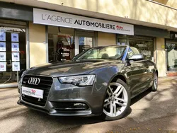 AUDI A5 Cabriolet (2) CABRIOLET 1.8 TFSI 170 S LINE *CUIR NAPPA NOIR, GRIS DAYTONA