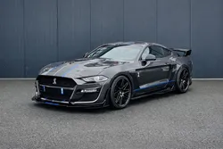 Ford Mustang V8 GT 5.0l 450ch BVA10 look Shelby GT 500 – 18Mkms/2018 – Écomalus & COC inclus – Full Options – Hifi B&O – Échappement Ford Perfo réglage clapet – Pack Premium & sécurité – Garantie 1 an