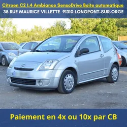 Citroen C2 1.4i Pack Ambiance SensoDrive 3P - CB 4x 10x - Boite auto