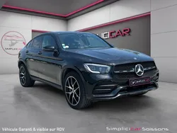 MERCEDES GLC COUPE 220d 9G-Tronic- AMG Line toit pano led multicouleur historique complet Mercedes garantie 12 mois