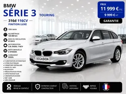 BMW 316 1° Main / Série (F31) Pack LUXE TOURING Cuir/GPS/Tél CT-OK
