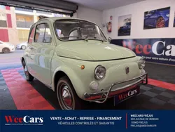 FIAT 500 L Cabriolet decouvrable de 1970 entierement restauré