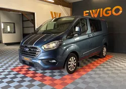 FORD TRANSIT CUSTOM FOURGON 300 2.0 TDCI 170ch L1H1 COURT 6 PL LIMITED BVA S&S / ATTELAGE - PORTES LATÉRALES - CARPLAY
