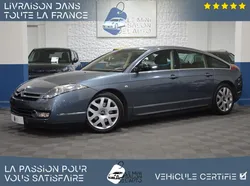 CITROEN C6 2.7 V6 HDI 208 EXCLUSIVE BOITE AUTO-04/2006-1ère Main-Sièges Chauffants AV/AR-GPS-Cuir-Bois-Affichage Tête Haute-JBL-Jantes 18"-Distribution Ok-Vidange Boite Auto Ok-Historique