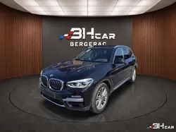 Bmw X3 20 D 190ch LUXURY XDRIVE BVA8 HUD TOIT PANO CAM FULL LED Sièges Mémoire