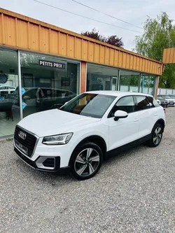 AUDI Q2 1.6 TDI 116 ch S tronic 7 S-Line, , suv, blanc,camera de recul affichage, tête haute coffre électrique siège cuir