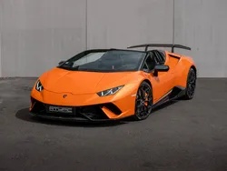 LAMBORGHINI HURACAN Performante Spyder *Arancio Borealis | Française | 12400kms | Suivi complet Lambo Paris | PPF complet