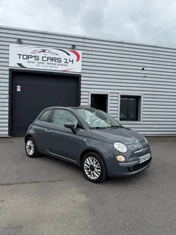 Fiat 500 1.2 8V 69CH LOUNGE, (Berline), Gris nardo, 4cv, 3 portes