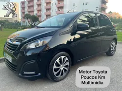 Peugeot 108 1.0 Gasolina  Motor Toyota  72 cv  Poucos Km  Multimidia + Camera