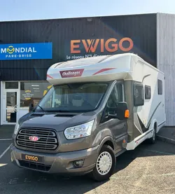 FORD TRANSIT Camping Car CHALLENGER - 2 Lits - WC Séparé - Attelage - Porte Vélo - Régulateur - Camera de recul