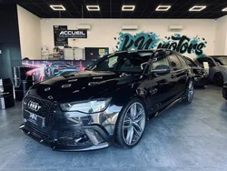 Audi RS6 Avant 4.0 V8 TFSI 605CH PERFORMANCE carbone surpiqure bleu frein céramique