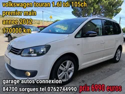 Volkswagen touran 1.6l tdi 6cv 105ch premiere main