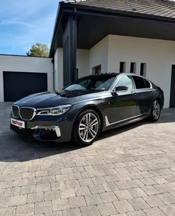 BMW SERIE 740DA XDRIVE 320CH M SPORT / Toit ouvrant / Soft Close / Harman Kardon / Cuir Exclusif Nappa / Affichage tête haute / Entretien a jour et disponible complet BMW / Garantie 12 mois