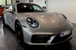 Porsche 911 992 S 450 Pack SportDesign / Française Porsche Lorraine / Sièges 18 Position / PDLS+ / Bose / Ceinture + Chrono Rouge Indien / Echappement Sport / Toit ouvrant vitrée / Volant GT Alcantara