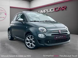 FIAT 500 ROCKSTAR 69Ch Distribution neuve Carplay Toit ouvrant Garantie 12 mois