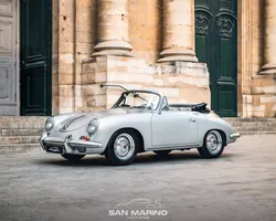 PORSCHE 356 Cabriolet B 1600 Super 90 - Expertisée 175.000 - Origine Allemagne - Restaurée - 90CH 1.6