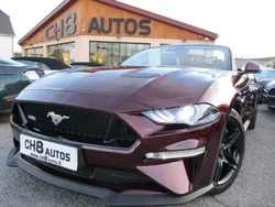 Ford mustang 5.0 v8 cabriolet phase 2 burgundy tres belle couleur suspension magneridre * disponible et visible sur notre parc* 54900 eur