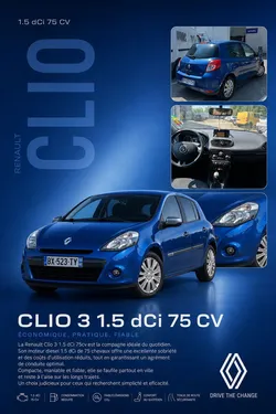 RENAULT Clio III Phase 2 1.5 DCI 75 cv