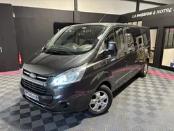 FORD TRANSIT CUSTOM CABINE APPROFONDIE 310 L2H1 2.0 TDCi 170 BVA LIMITED - moteur changé il y a 50 000 km - 5 places - attelage