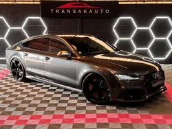 AUDI RS7 SPORTBACK V8 4.0 TFSI COD 560 Quattro Tiptronic 8 / STAGE 2 / PHASE 2 / SUIVI AUDI / GRIS DAYTONA / SIEGES VENTILE / AFFICHAGE TETE HAUTE