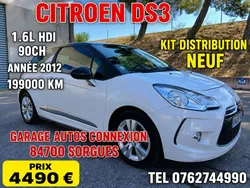 Citroen ds3 1.6l hdi 5cv 90ch kit disribution neuf