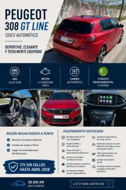 Peugeot 308 Peugeot 308 GTLine 130CV Automático