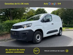 PEUGEOT Partner 1.5 HDI 100 BVM5 - TVA RECUPERABLE - Caméra rétroviseur / angle mort / recul - Carplay & Android Auto - Régulateur de vitesse - Aide parking av & arr - Distribution & pompe à eau neuve