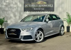 AUDI A3 SPORTBACK 2.0 TDI 150 S LINE / GARANTIE 12 MOIS / APPLE CARPLAY / ANDROID AUTO / Phares intégralement à LED