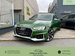 AUDI RS4 V AVANT 2.9 V6 TFSI 450 QUATTRO TIPTRONIC-08/2019-26.750km-Vert Sonoma-Digital Cockpit-Sièges Sport Chauffants-Bang & Olufsen-ACC-Carplay-Etat Neuf-Historique Limpide Audi-Garantie 6 Mois