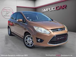 FORD C-MAX ECOBOOST 125Ch TITANIUM Toit Pano Keyless Radars AR Garantie 12 mois