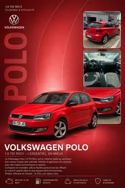 VOLKSWAGEN Polo V 1.6 TDI 90 cv Boîte auto DSG7