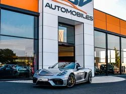 Porsche Boxster 718 SPYDER (982) 4.0 420 CH FREINS PCCB CERAMIQUE SIEGES CARBONE CAMERA PASM HIFI BOSE PDLS+ — PORSCHE APPROUVE — PPF COMPLET –PROCHE DU NEUF